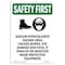 Signmission OSHA, 10" Height, Rigid Plastic, 10" H, Portrait, Sodium Hypochlorite OS-SF-P-710-V-11367 - alternate 1